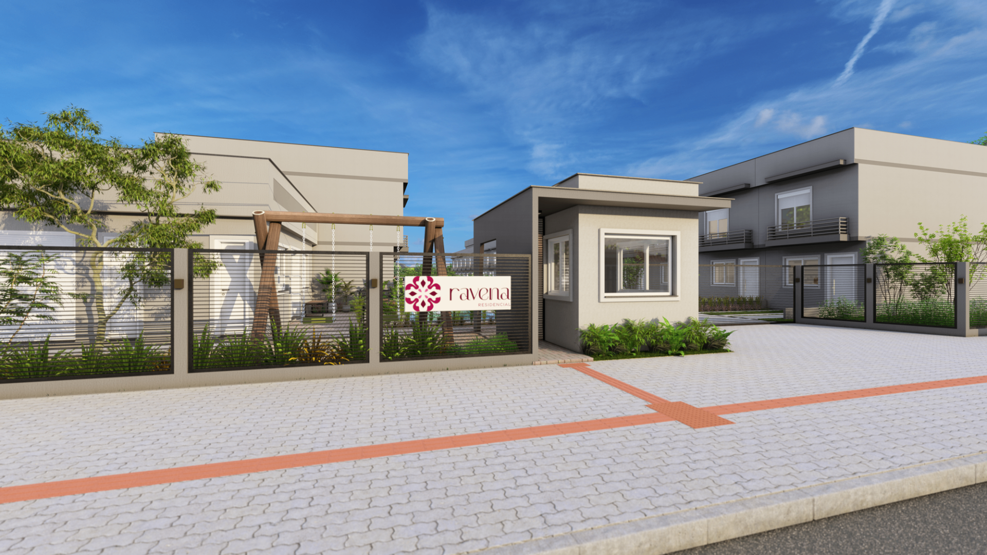 Fachada do Residencial Ravena — MNB Construtora